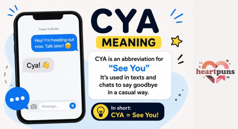 CYA Meaning in Text