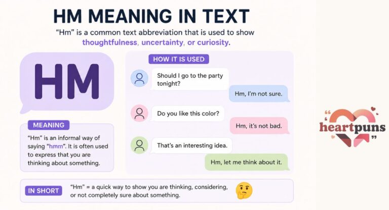 HM Meaning in Text Explained