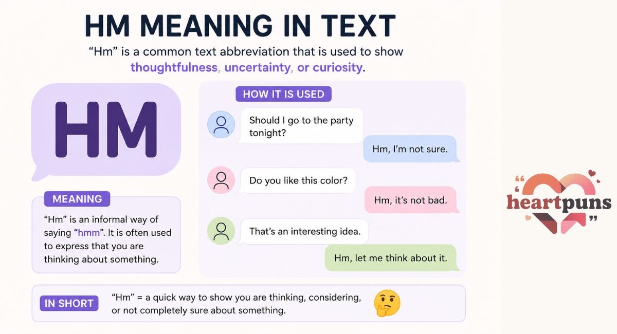HM Meaning in Text Explained