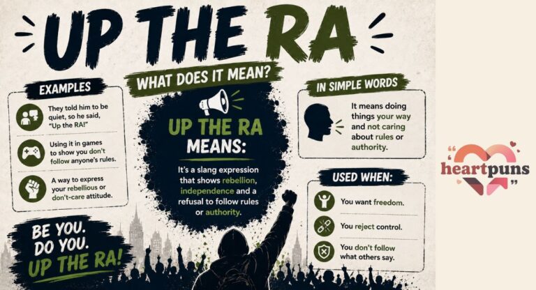 Up the Ra Meaning Mean