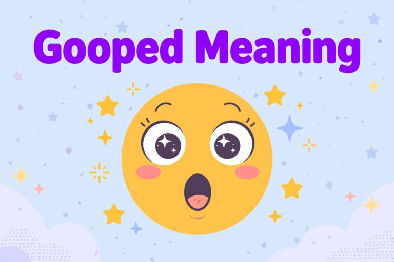 Gooped meaning in slang explained